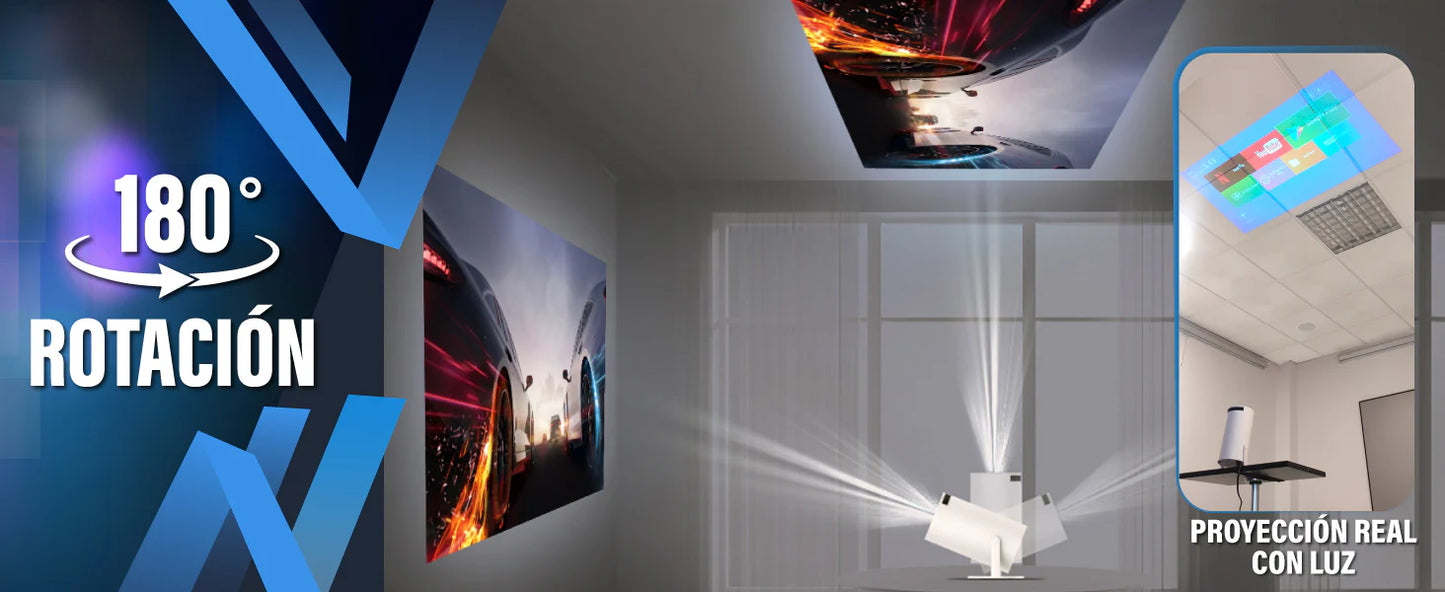 PROYECTOR HY300 ULTRA - Convierte tu sala en un cine en segundos
