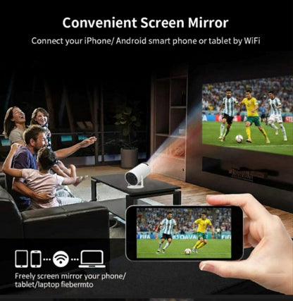 PROYECTOR HY300 ULTRA - Convierte tu sala en un cine en segundos