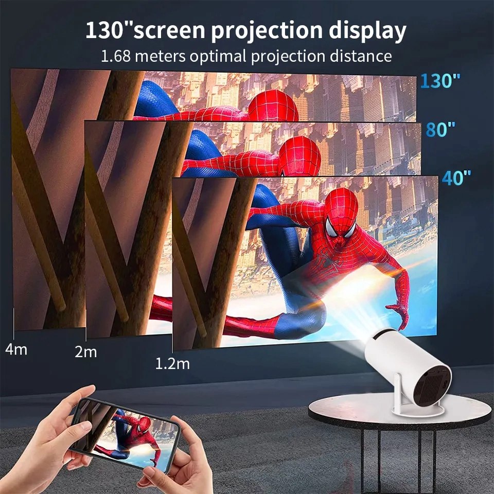 PROYECTOR HY300 ULTRA - Convierte tu sala en un cine en segundos