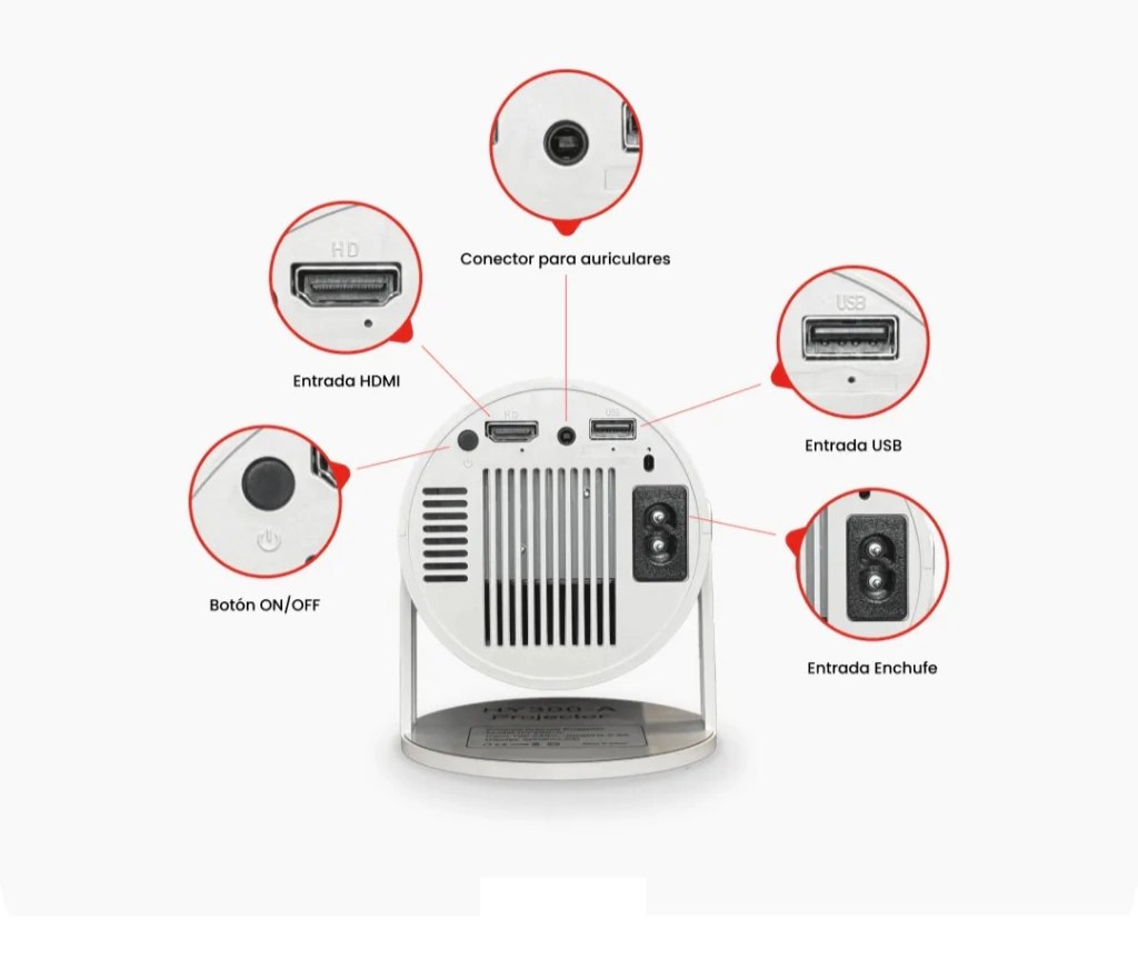 PROYECTOR HY300 ULTRA - Convierte tu sala en un cine en segundos