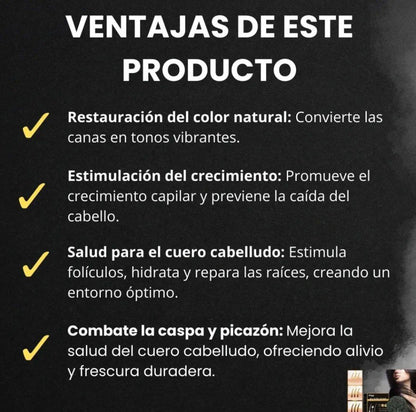 Jabón TonoNatural - Elimina el Cabello Blanco, Restaura el Color Natural y Recupera Tu Juventud